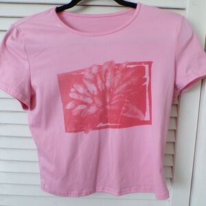 Pink Graphic Women's Top